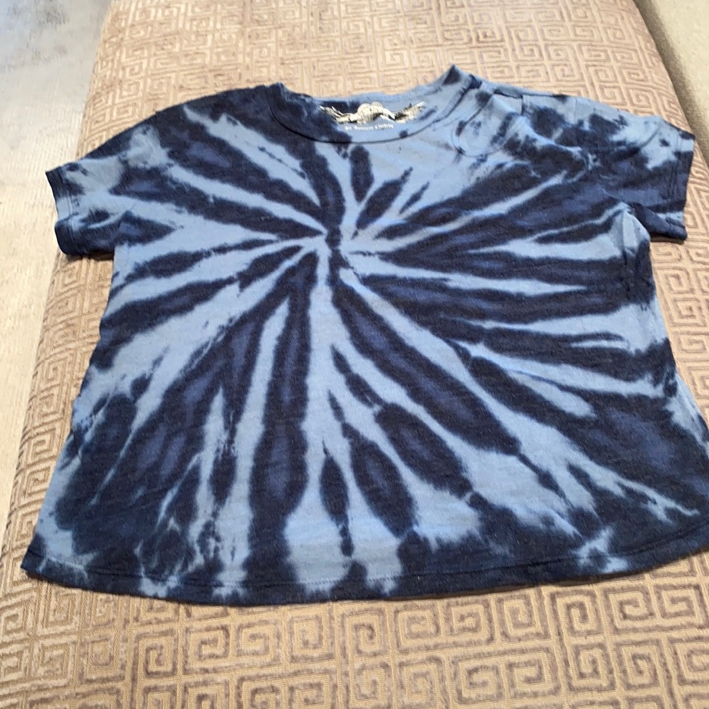 So Nikki blue tie dye shirt size 14